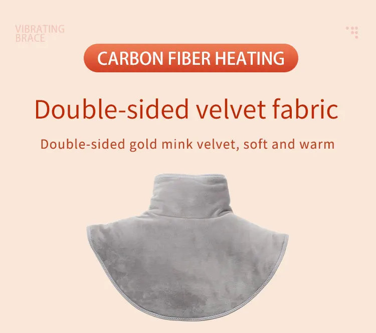 Electric Heating Shoulder Neck Pad Soft Comfortable Thermal Compress Cervical Shawl USB Heated Back Warm Wrap Tool Relief Fatigu