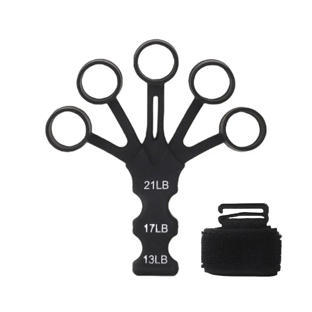 Grip Strength Trainer Silicone Gripster, Hand Gripper Strengthener, 8-Gear Strength Adjustment, Used To Exercise Finger Strength