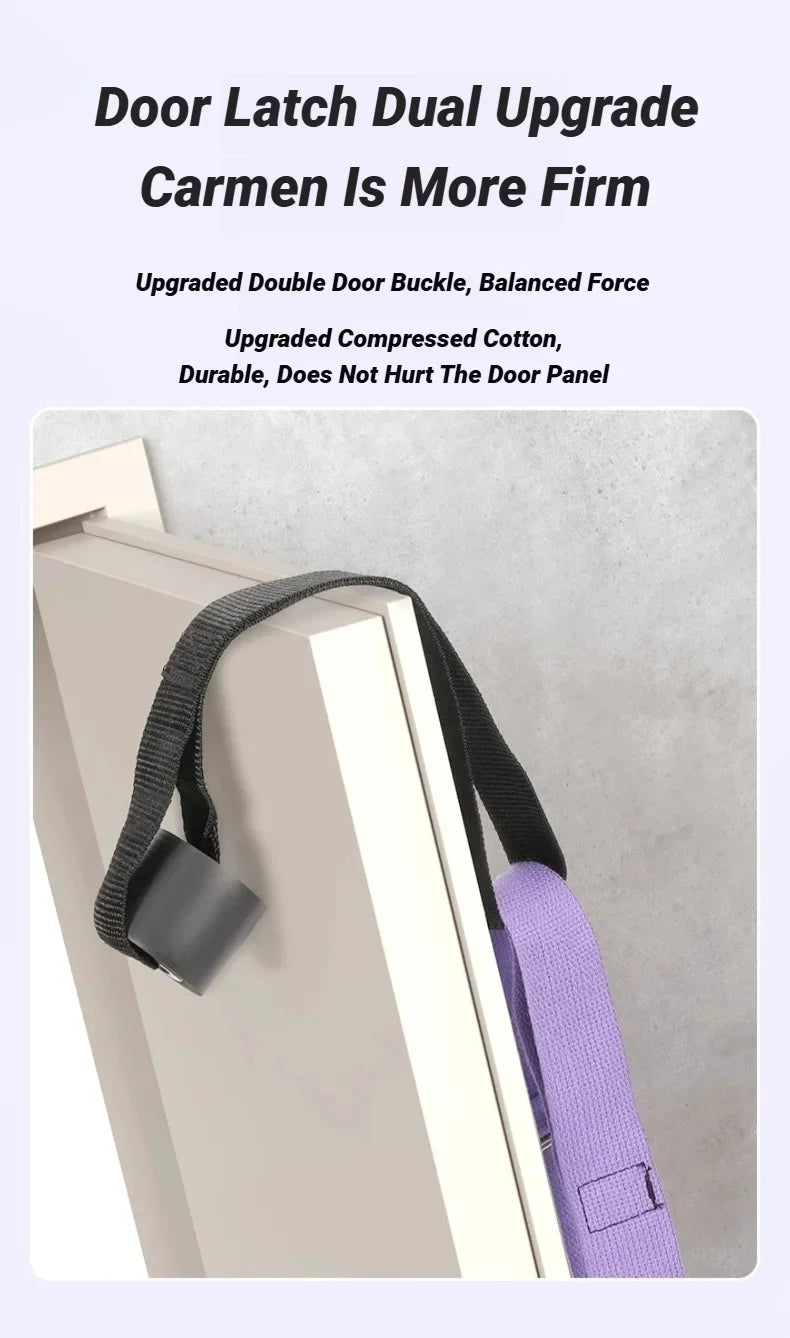 Adjustable Aerial Air Yoga Strap Pull Rope Women Hanging Hammock Stretch Leg Splits Trainer Female Gym Belt Stretching Fitness