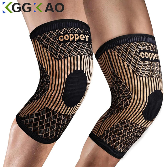 Copper Knee Braces for Women and Men,Copper Compression Knee Sleeve for Knee Pain,Arthritis,ACL,Knee Support for Running