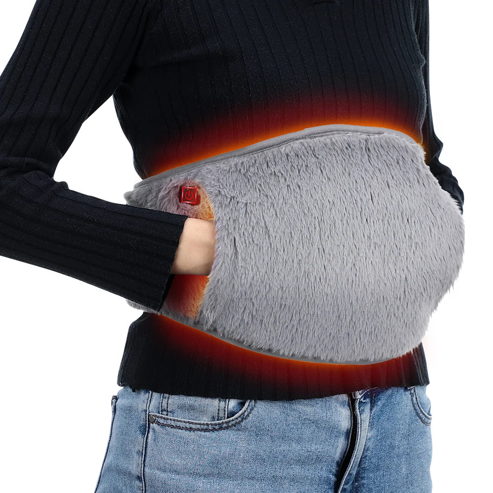 3 Levels Electric Graphene Heating Pad Cold-Proof Uterine Belt Cold-Proof Hand Waist Warming Pad USB Recharging Abdominal Warmer