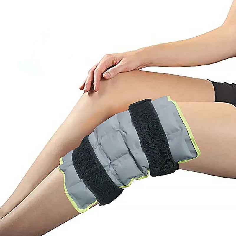 Knee Ice Pack Wrap for Injuries Self-absorbing Water Knee Pads Ice Pack Physiotherapy Hot Compresses Heated Knee Pads Sports Pad