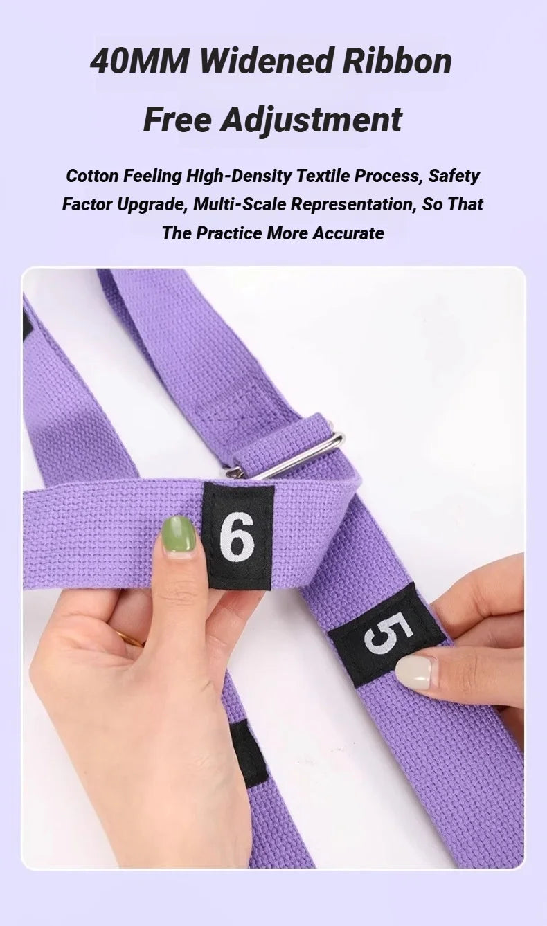 Adjustable Aerial Air Yoga Strap Pull Rope Women Hanging Hammock Stretch Leg Splits Trainer Female Gym Belt Stretching Fitness