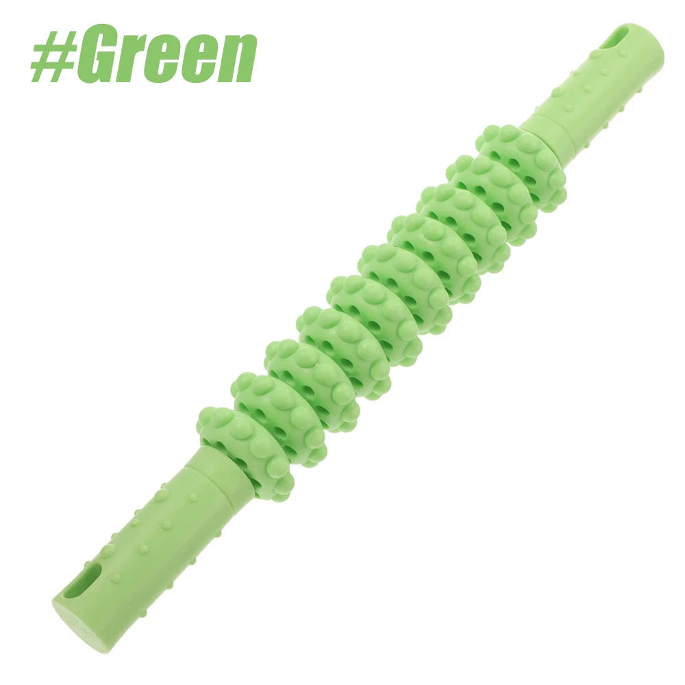 Muscle Roller Stick with Trigger Points,Bendable Body Massage Stick to Help Legs,Back,Neck Recovery,Relief Muscle Soreness