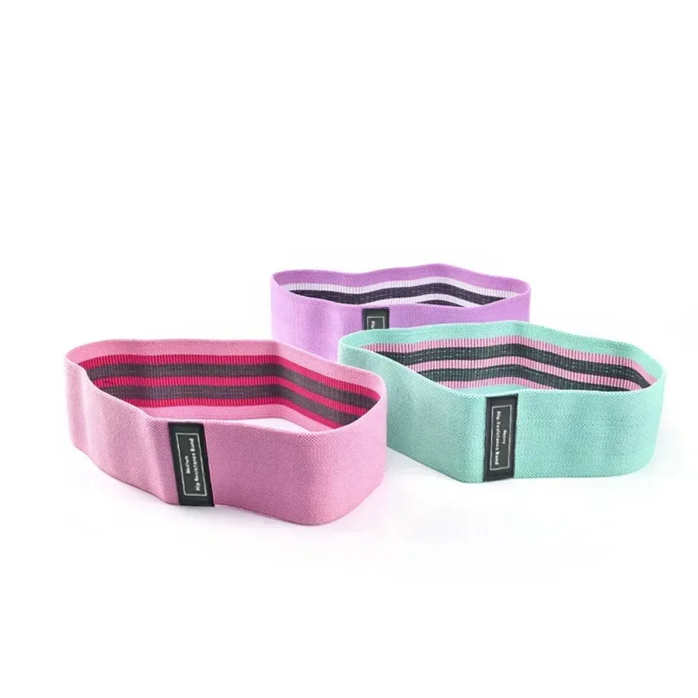 Booty Band Glute Resistance Loop - Non-Slip Yoga Fitness Band for Butt Lifting & Hip Thrust, Adjustable Workout Elastic Band