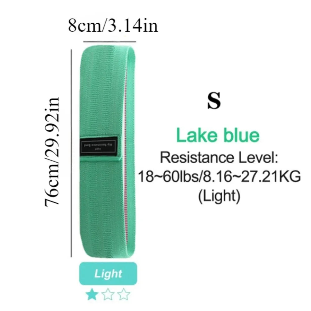 Booty Band Glute Resistance Loop - Non-Slip Yoga Fitness Band for Butt Lifting & Hip Thrust, Adjustable Workout Elastic Band