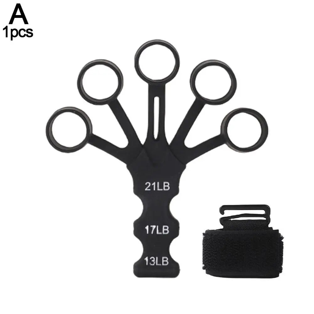 Grip Strength Trainer Silicone Gripster, Hand Gripper Strengthener, 8-Gear Strength Adjustment, Used To Exercise Finger Strength