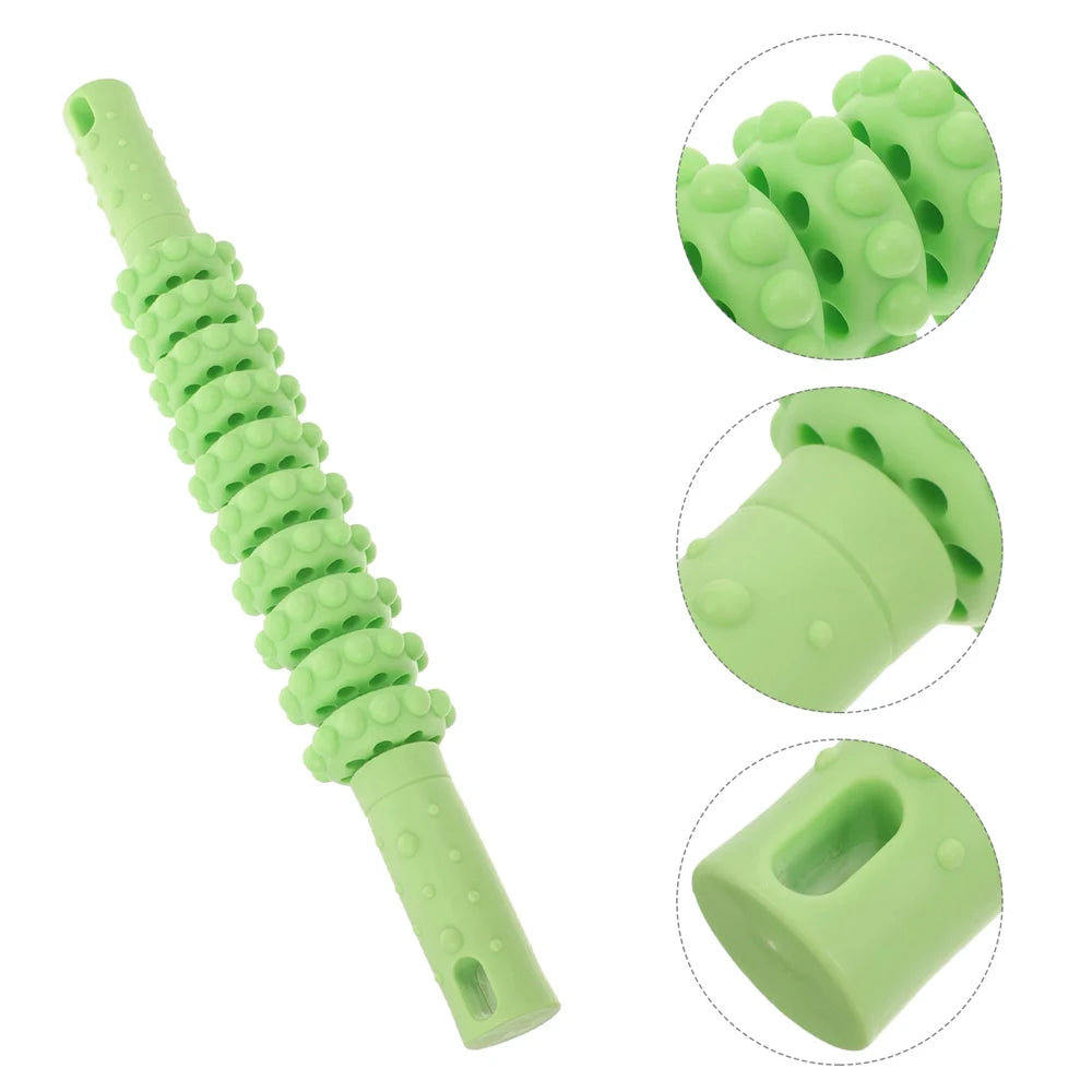 Muscle Roller Stick with Trigger Points,Bendable Body Massage Stick to Help Legs,Back,Neck Recovery,Relief Muscle Soreness