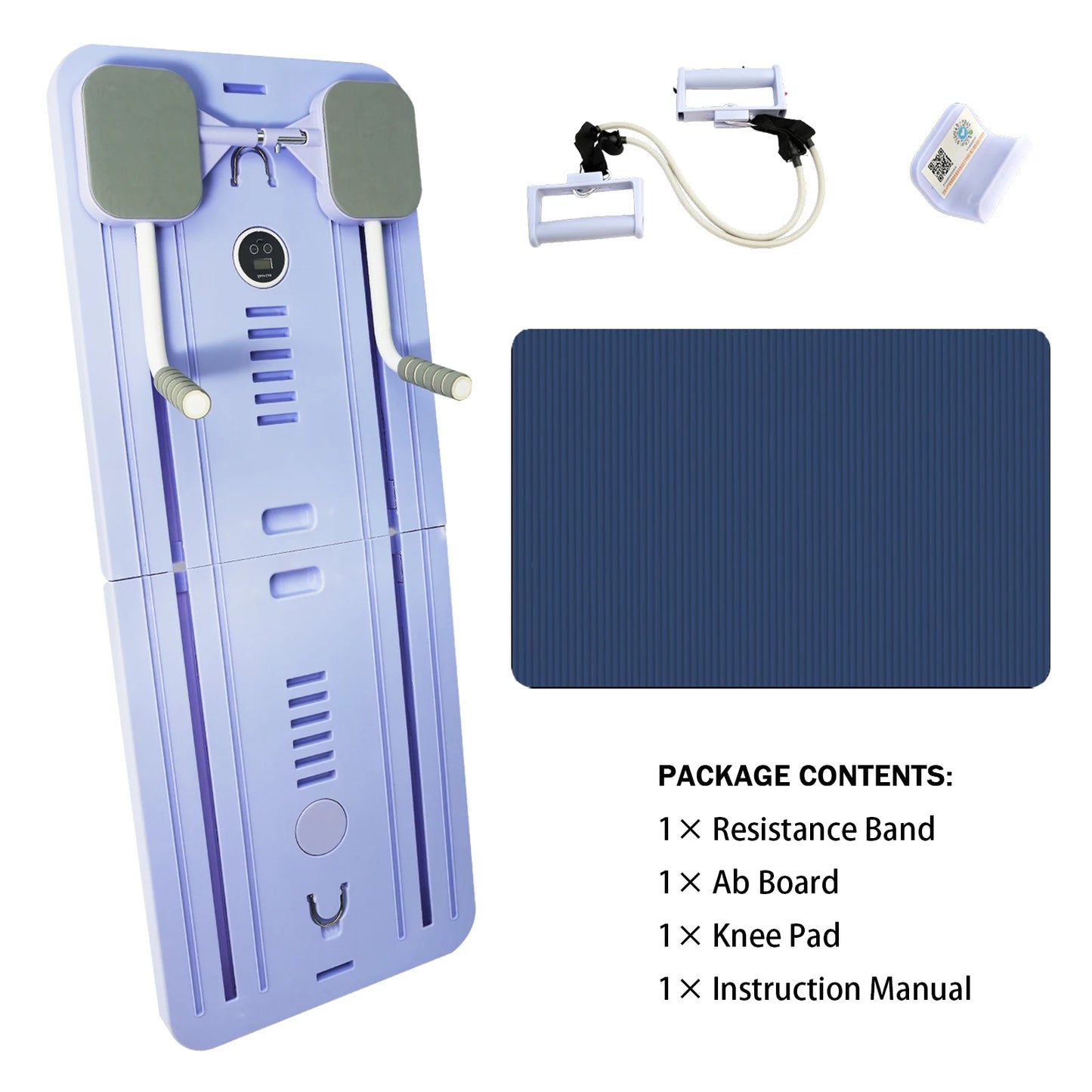 Multi-Functional Abdominal Exercise Board Auto-Rebound Fitness Resistance Bands Rebound Leg Arm Back Train For Home and Office